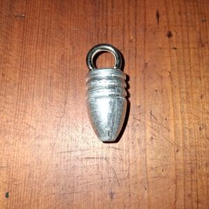 Handcrafted Mini Ball Lead Free Pewter Alloy Bullet Pendant